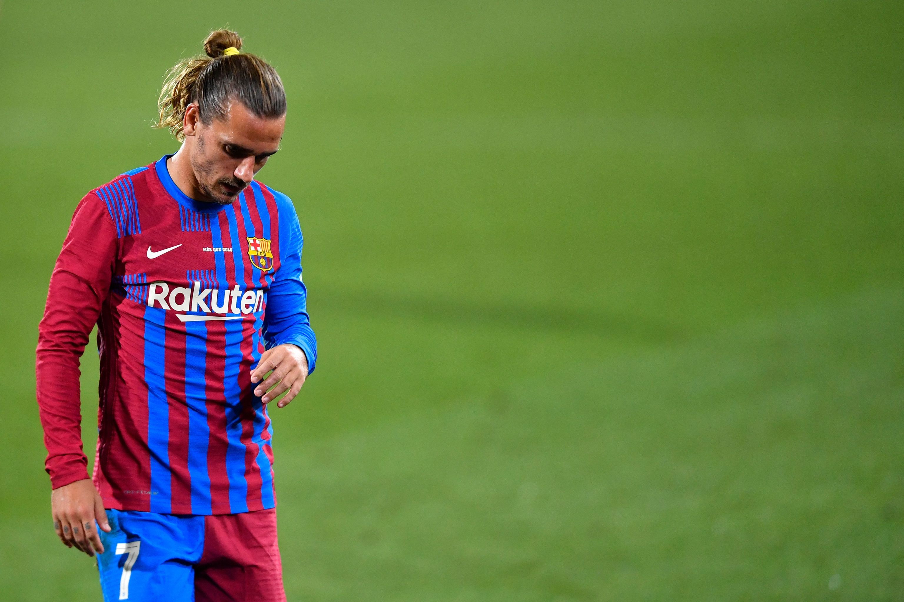 Griezmann jugando en el FC Barcelona